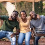 groupe de jeunes africains dynamiques